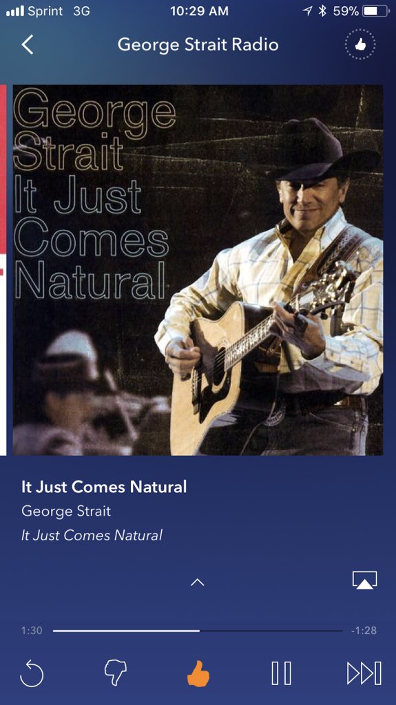 Nothing better to listen to on this amazing day! Happy birthday George Strait 