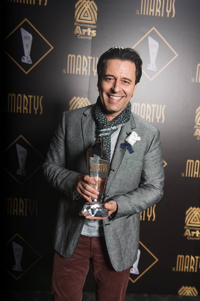 metalworksARTS's tweet photo. Congrats to alumnus Gianmarco Fiacconi & @thedreamboats, student Abhishek Venkatachalam, & instructor @RobTardik on their 2018 #MARTYAwards — & to Lauren Michaels, who was presented with the Laurie Pallett/Metalworks Institute Scholarship at the @mississaugaartscouncil event! https://t.co/V8G8IKlgNP