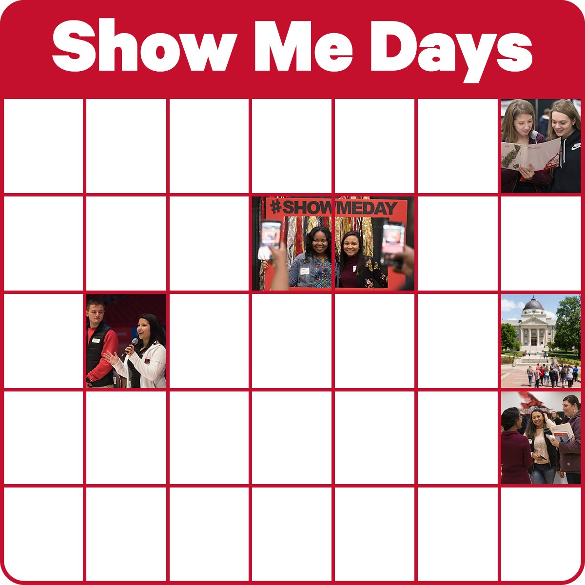 SEMissouriState's tweet photo. 2018-2019 #ShowMeDay dates have been announced! Register to visit campus at https://t.co/5PEngptFq4 https://t.co/KXLbcx4NZD