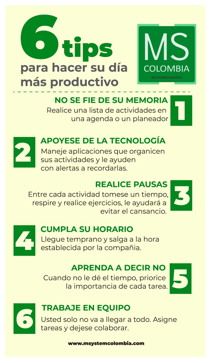 Con nuestros sistemas modulares buscamos agilizar procesos y ayudarle en sus labores cotidianos, por eso nos parece importante compartir con ustedes unos #TIPS que le ayudarán a hacer que su día sea más productivo.

Conoce más sobre nosotros 
🖱️ msystemcolombia.com