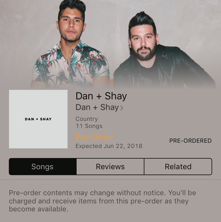 Nyrmirez's tweet photo. I woke up this morning to @DanAndShay announcing a new single and the fact that I can pre-order their album. Best morning ever, BRB I need tissues 😭. #speechless #countrymusic #NewMusicFriday #DanandShay https://t.co/fncBeYR7Jy