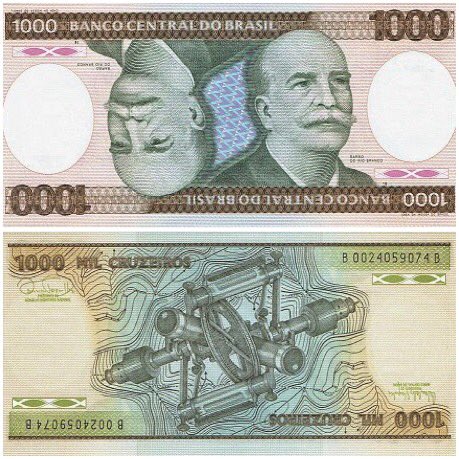 NumismaticaBlog's tweet photo. Brasil - 1000 Cruzeiros.
#Numismatica #billetes #monedas #brasil #cruzeiros #notafilia #numismatic #coin #banknotes #banknotesoftheworld #billetesdelmundo https://t.co/MOF8mXmCFc