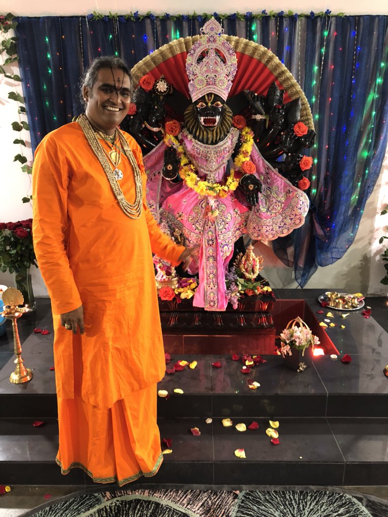 vishwananda's tweet photo. Yesterday was the #consecration of our first #temple in #Russia the #deity is #Veer #Narasimha may the #supreme #lord #bless all n his second name is #Dustahara Narasimha which kill all the #enemies may all #inner n #outer enemies be #annihilate n may #love #prevail always https://t.co/Nime7Wbd4o