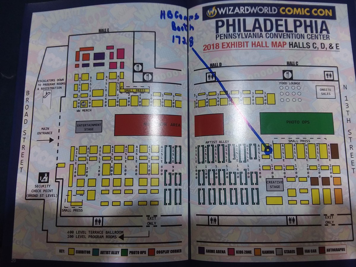 HBComics's tweet photo. Booth 1728 , Wizard World Philly https://t.co/uRH4nCHPxb