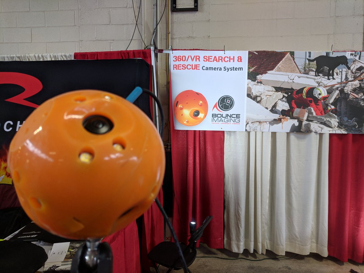 bounceimaging's tweet photo. At the Pennsylvania Fire Show today? Come see our 360/VR US&R cameras at booth 707! #fireexpo #pafireexpo #urbansearch #lcfa https://t.co/TGKS6Z47gX