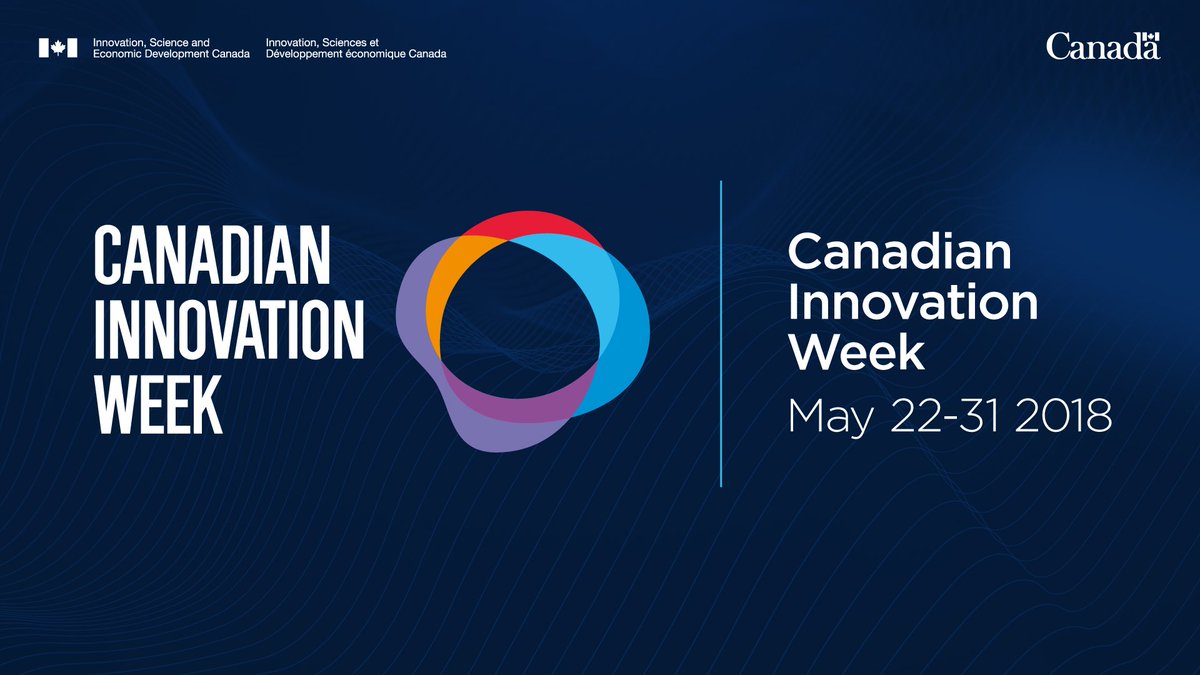 ISED_CA's tweet photo. Next week is #CanadianInnovationWeek, (May 22nd to 31st) We will be showcasing #CdnInnovation every day, all day. 
Find out more here: https://t.co/QJCXCBUTZA https://t.co/JJsHsUuuaB