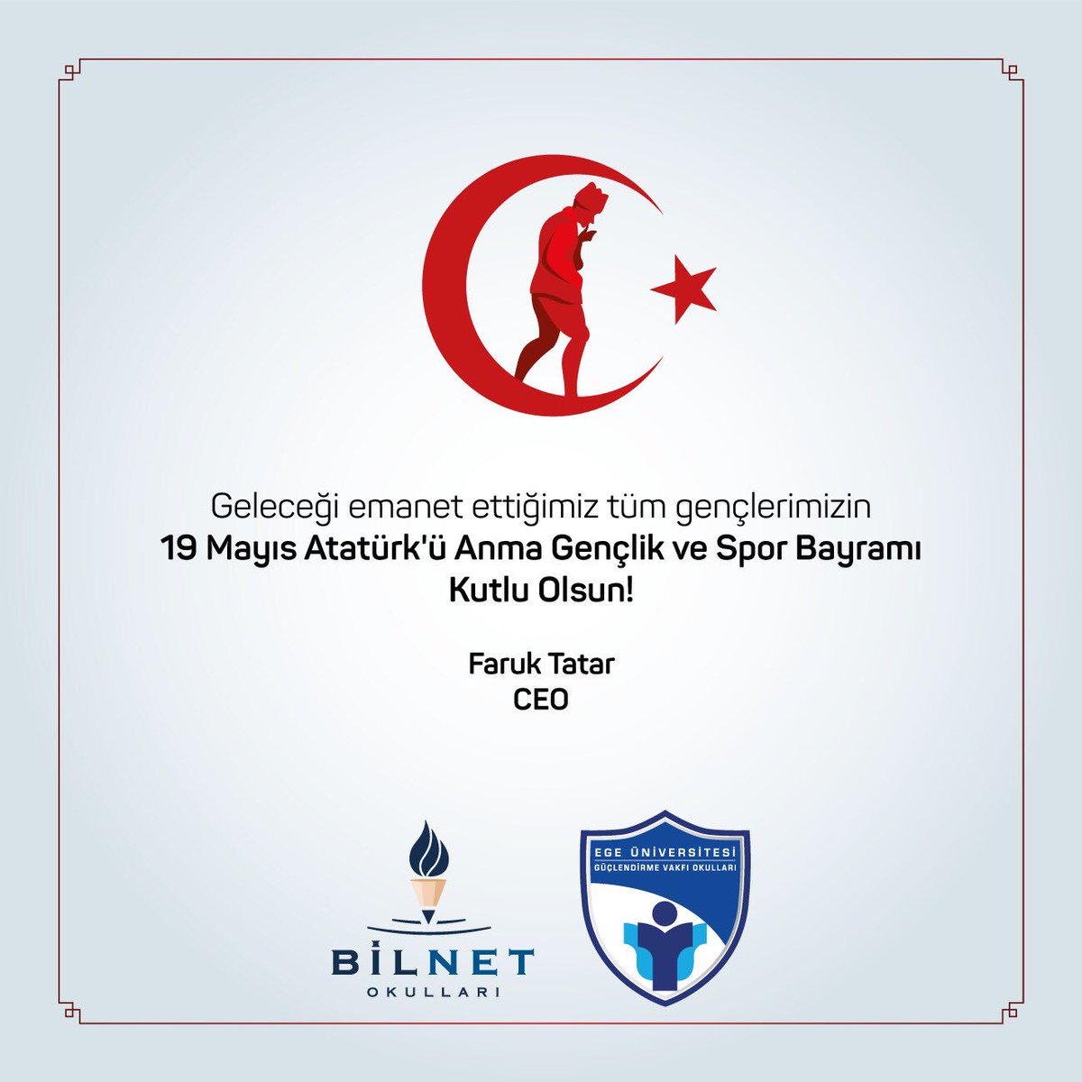 BİZİM İÇİN SÖZ ÖNCEDEN SÖYLENDİ BİZ BU YOLDA İLERLİYORUZ 🇹🇷🇹🇷🇹🇷
"..Dinlenmemek üzere yürümeye karar verenler, asla ve asla yorulmazlar."
Mustafa Kemal ATATÜRK