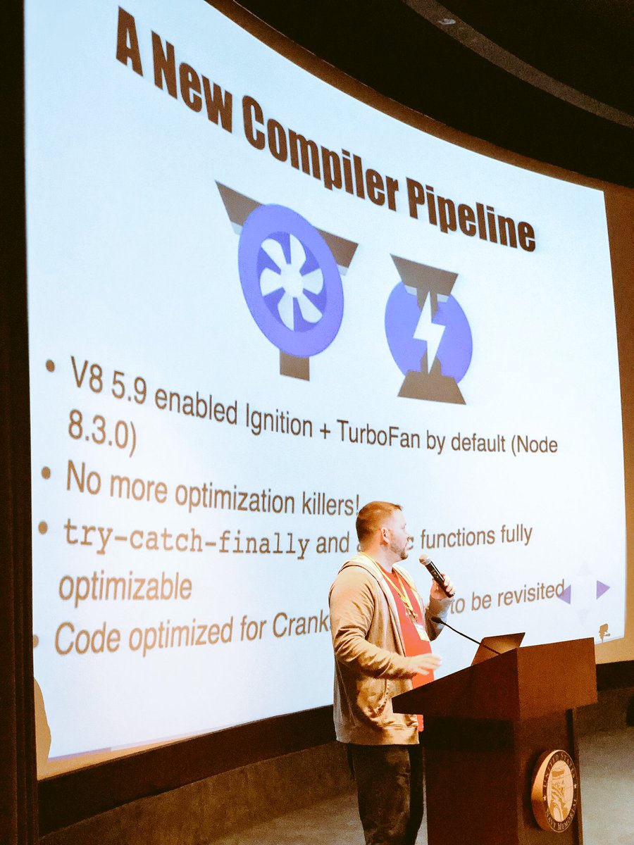 efwjames's tweet image. Node 8 talk!!! #nationjs