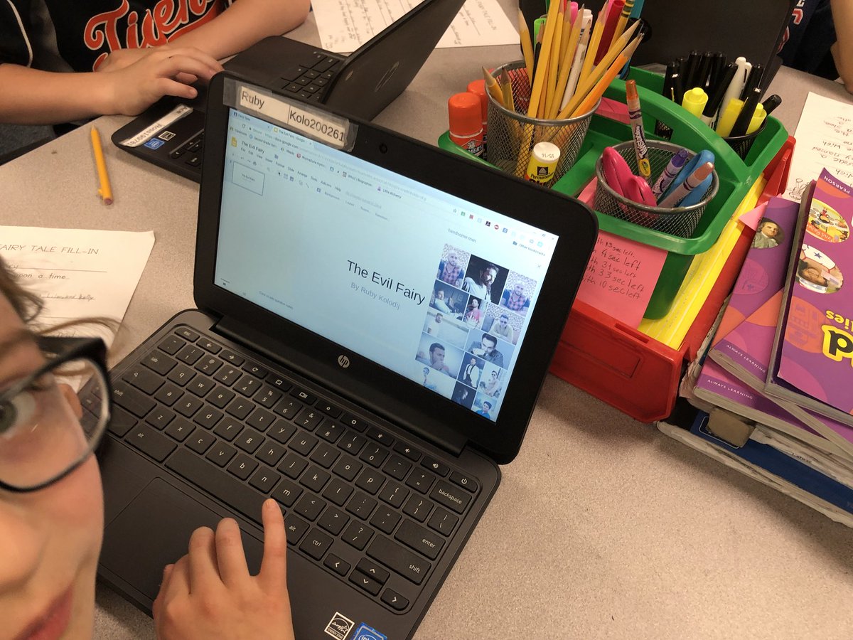 cantorclassroom's tweet image. We are writing our own versions of fairy tales!!