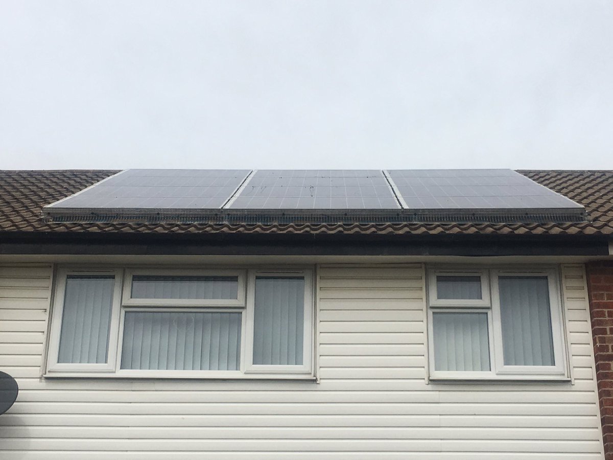 ThePestPeople's tweet photo. Pigeons and squirrels can be a real pest if they decide to move in under your solar panels. 
Get in touch with us for any help or advice. https://t.co/4YriMmaE9Y