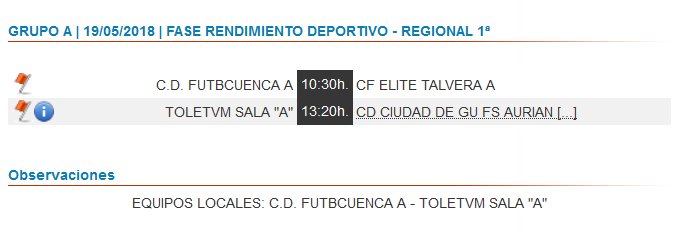 cdtoletvmsala's tweet photo. 📢Partido crucial el del Alevín del @cdtoletvmsala 
🏆Semifinales del Campeonato Regional CLM
C.D.ToletvmSala "A" VS @Ciudaddeguadafs 
Domingo 13.20h
Pab @ayto_burguillos
El @cdtoletvmsala buscará la final!! Para ello os pedimos el apoyo de TODOS desde las gradas!!
#TopTopToletvm https://t.co/5C9rOXES9M
