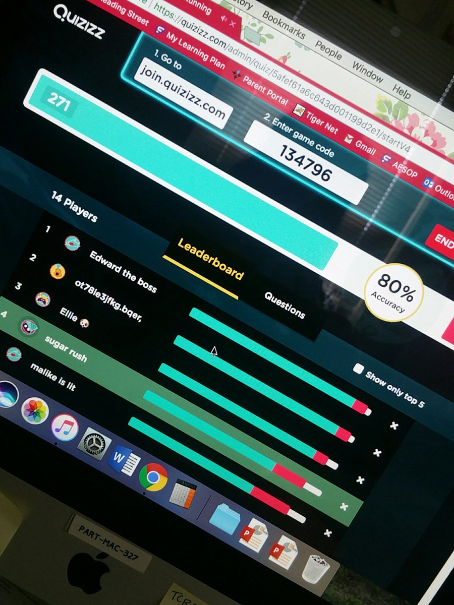 mrs_meckem's tweet photo. I promised them a fortnite quizizz if they got 80% on their math vocabulary...@PartridgeElem #partleads #partridgeelem #wayschools https://t.co/AkaHwFoba0