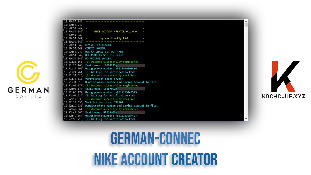 German_Connec's tweet photo. GEWINNSPIEL
💻German-Connec Nike Account Creator💻
****Vorraussetzungen****
Liken + Retweet & Freund taggen & @German_Connec + @kochclub_xyz folgen!🔌
****Zeitraum****
Bis 23:59(UTC+1), Sonntag 20.5.18⏰
#GermanConnec #GC #nikeaccount #accountgenerator #nike https://t.co/cCXmJwXCvw