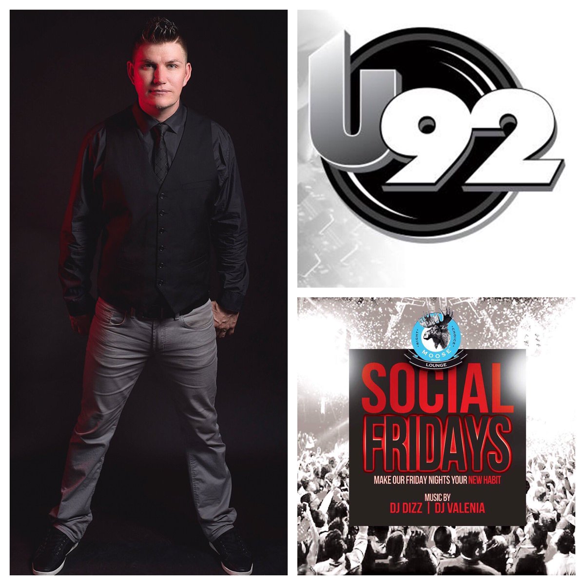 iamdjdizz's tweet photo. This weekend imma bout to unleash a few radio sets on U92 tonight 10-1am and Saturday’s EDM After Party Mixshow 2-4am! But first rocking a set with my ninja Valenia at The Moose Lounge tonight leggo!!! 😊👍 https://t.co/TiEZ1i2tUG