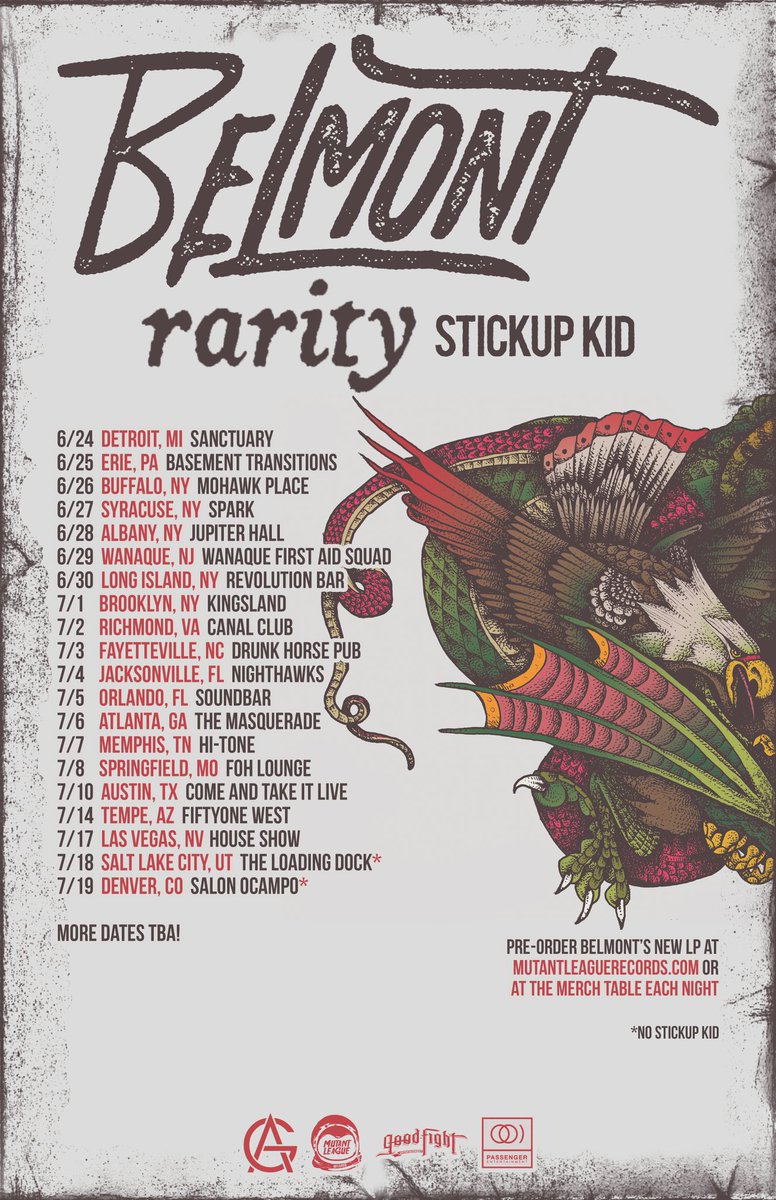 BelmontChicago's tweet photo. Very excited to announce our next US headliner supported by @rarityband and @stickupkidca 

Big shout out to everyone who made this happen, tickets and more info to come.  RT RT https://t.co/YU67f5eOCt