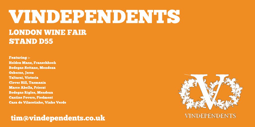There are still a couple of <a href="/vindependents/">Vindependents</a> producers to mention for London Wine Fair next week. Joining us on stand D55 are <a href="/bodegasottano/">Bodega Sottano</a> from Mendoza - one of the Wine Stars winners a few years ago these are brilliant wines  - if you are an Indie these ought to be on your radar