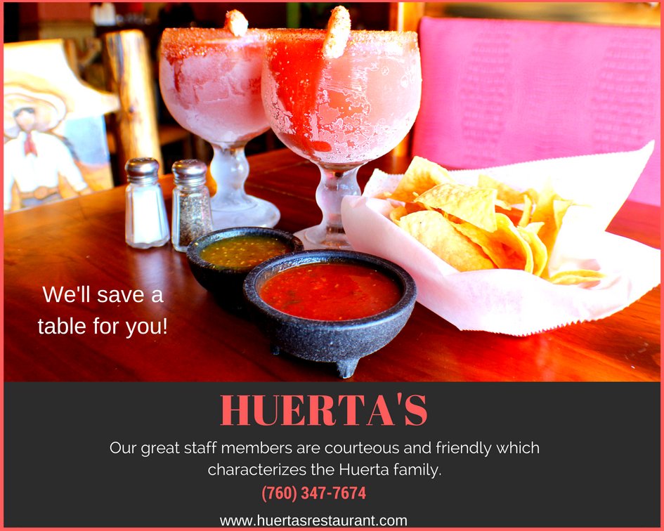 HuertasIndio's tweet photo. Huerta's serves #authentic Mexican &amp; Seafood. We have delicious chile verde &amp; al pastor dishes. Bring the family for this beautiful Friday! (760) 347-7674 https://t.co/zAzg3PHML1 #huertas #mexican #food #seafood #drinks #drinkspecials #drinkswithfriends #foodlove #healthyfood https://t.co/DDaJkjV715