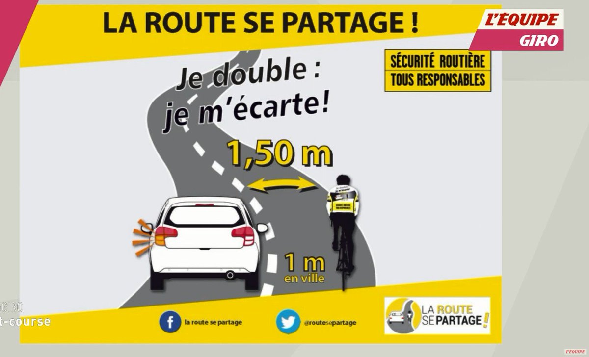 routesepartage's tweet photo. On parle sur @lachainelequipe #avantlegiro avec #benoitcosset @lequipeduwe #EDWE de la sécurité des #cyclists lors de la 12èm" étape du @Giroditalia2018 @routesepartage @PatrickChasse @ClaireBricogne https://t.co/a6RxCkDr93