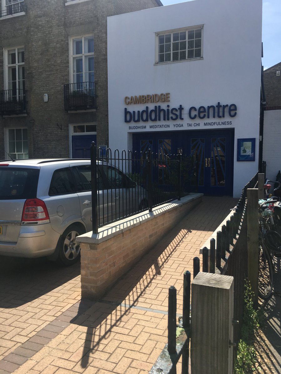 grantaarch's tweet photo. The #CambridgeBuddhistCentre forecourt was looking lovely in the sunshine today - a project we completed in 2016 and got to revisit today #disabledaccess #nomorebrokenconcrete https://t.co/JNwgDq7AIp
