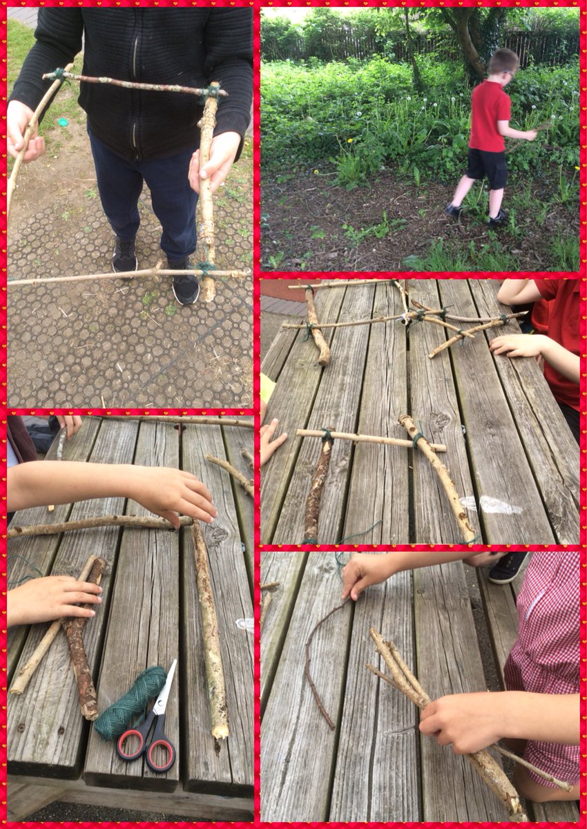 MrsJ7657's tweet photo. Class 5 mastered tying Reef Knots today and made picture frames and garden decorations from natural materials @llfiaclass5 https://t.co/ses0OOx6jb