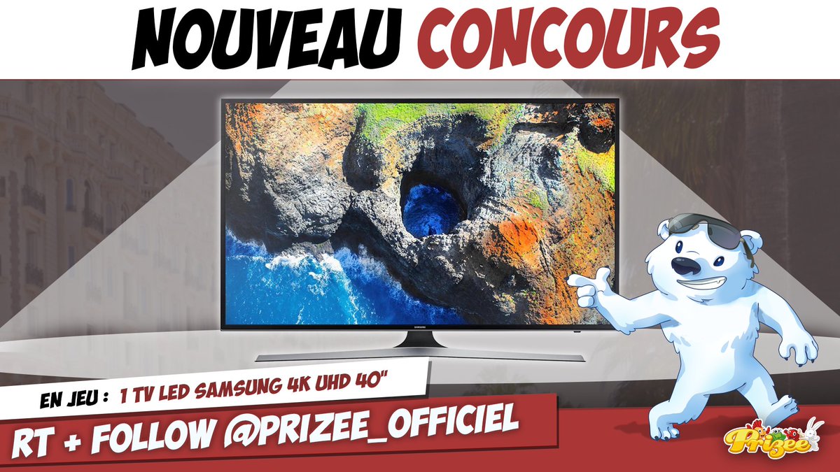 prizee_officiel's tweet image. 🎁🎁 Info #JeuConcours 🎁🎁 
Il vous reste encore quelques jours pour tenter de remporter cette TV LED SAMSUNG 4K UHD 40" !! 🎥🎬 #RT + #Follow @prizee_officiel !  TAS : 25/05  🍀🍀 Bonne chance à tous 🍀🍀 #Jeu #Concours #Cannes2018 #FestivalDeCannes #Prizee