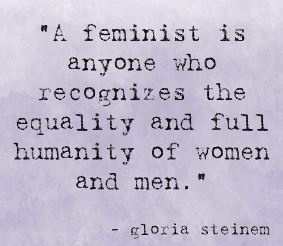RajiMohanam's tweet photo. #FridayFeeling #feminist #gloria https://t.co/difwZPd7ju