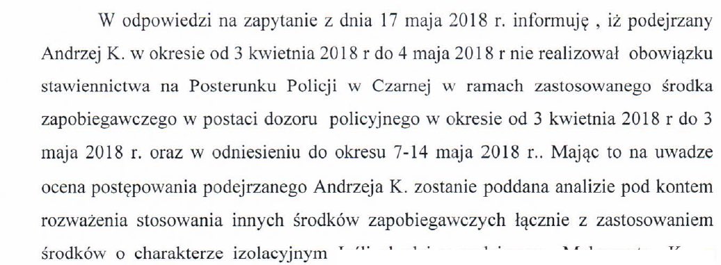 Po emisji @SUPERWIZJER_TVN oraz apelu Bożeny Wołowicz w <a href="/UWAGATVN/">UWAGA! TVN</a> o sprawie wie wiele instytucji. Dzisiejsza korespondencja z prokuraturą. Stalker łamie dozór policyjny, utrudnia śledztwo - nie stawia się na badania. Panowie  <a href="/ZiobroPL/">Zbigniew Ziobro | SP</a>, <a href="/PatrykJaki/">Patryk Jaki</a> I co??? Nic?!!!