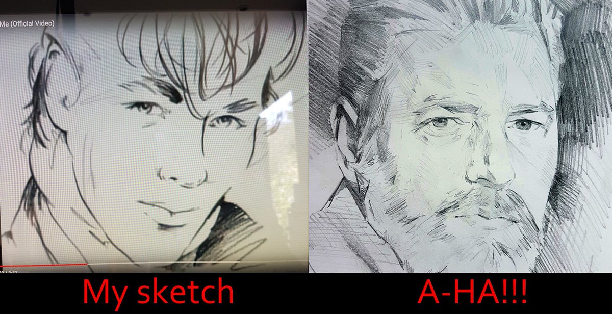 Tom Croft (@tomartist32) on Twitter photo Yesterday I was told my sketches look like the video by A-ha! for Take on me. I can't see it... thanks Jess.
My other favourite comment from <a href="/OxonArtweeks/">Oxfordshire Artweeks</a> yesterday was someone telling me "of course I keep my acrylic paints underwater " like obvs? 🤤🎨 Yesterday I was told my sketches look like the video by A-ha! for Take on me. I can't see it... thanks Jess.
My other favourite comment from <a href="/OxonArtweeks/">Oxfordshire Artweeks</a> yesterday was someone telling me "of course I keep my acrylic paints underwater " like obvs? 🤤🎨