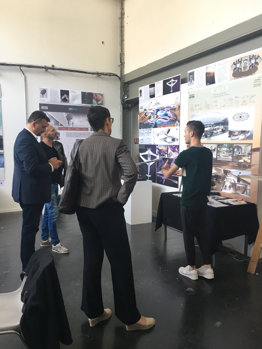 SO_digital's tweet photo. Le #BOOSTER6 découvre les projets de fin d’année des élèves de @StrateDesign !
@MusaDecimaParis https://t.co/VadIsxAyJw https://t.co/Gz2vdzTtLY