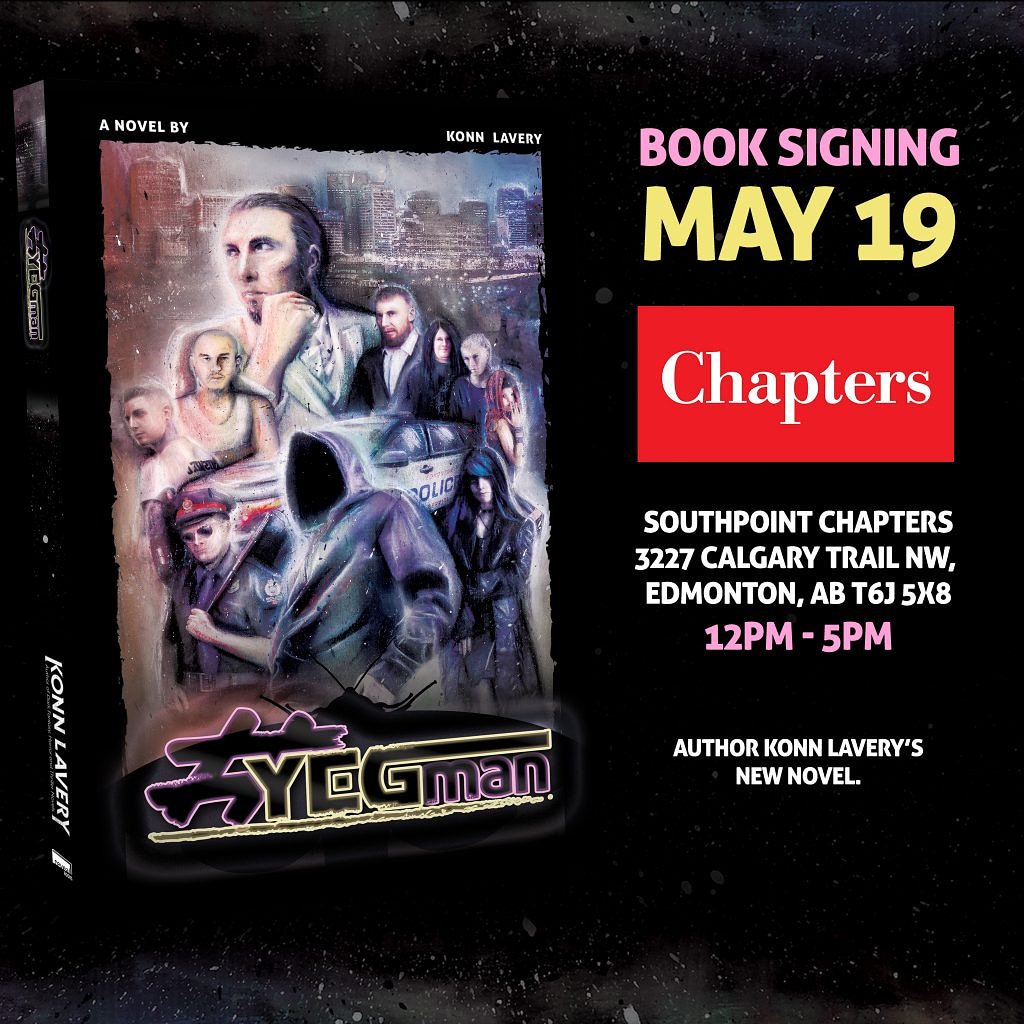 konnl's tweet photo. Tomorrow ill be at Southpoint #Chapters for a #bookSigning. If youre in the southern hemisphere of #yeg, drop by and say hi!

#yegman #YegManNovel #mentalDamnation #seedme #seedmenovel #yegwrites #yegarts #book #thrillerNovel #horrorNovel #darkfantasy #writer #author #signing https://t.co/BvCUt4suQn