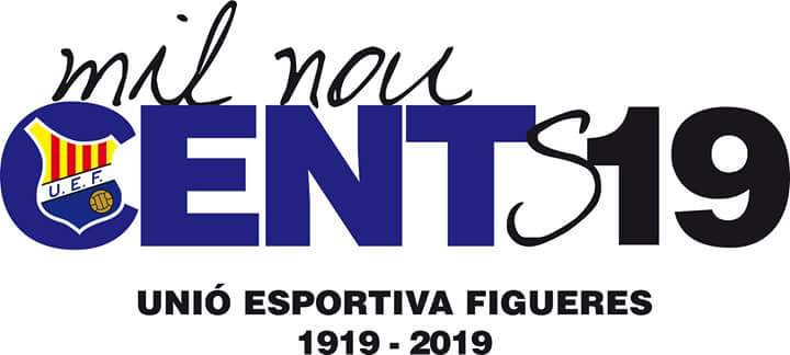 DiputacioGirona's tweet photo. ⚽🎂 El president @PereVilaFulcara ha assistit aquesta tarda a la presentació dels actes del centenari de la @UEFigueres. Un dels esdeveniments centrals serà un partit d'homenatge amb el @GironaFC. També s'ha donat a conèixer el logotip del centenari! #centenariUEF https://t.co/LDNFJgYXFv