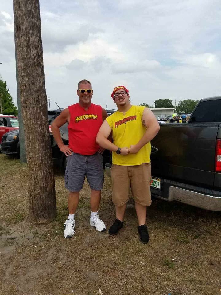 huffleupagus_'s tweet photo. Today is my dad's birthday @HulkHogan and we're the biggest hulkamaniacs; can he get a birthday shoutout brother? https://t.co/dTN4bZiFTv