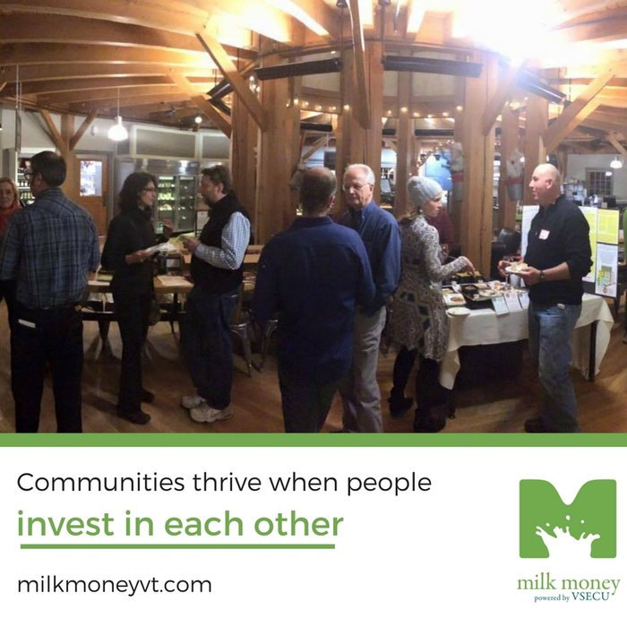MilkMoneyVT's tweet photo. Our goal with @MilkMoney is to make it easier for our local #Vermont businesses to get access to patient, “neighborly” #capital to grow their companies & strengthen Vermont’s #local economy. Here's how it works! https://t.co/YENCGqGWRM #startup #entrepreneurs #impinv #investVT https://t.co/biChNHgn0t