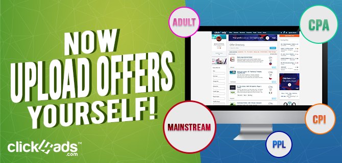 click4ads_'s tweet photo. Now upload your offer yourself! Be part of the fastest growing offer directory with up to 250,000+ offers and growing every day! #Click4ads #OfferDirectory #AffiliateMarketing https://t.co/QYPghJFGOD