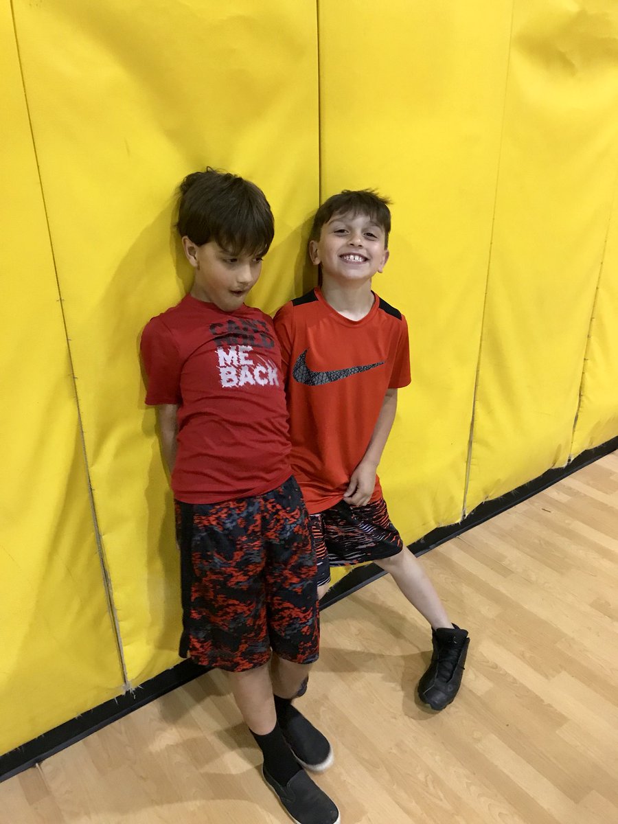 These goofballs were twinning yesterday!