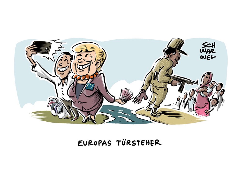 O Xrhsths Tommy Schwarwel Sto Twitter Europaische Fluchtlingspolitik Afrikanische Diktaturen Als Tursteher Europas T Co Kafgmipe3v Eu Europa Fluchtlngspolitik Festungeuropa Wirschaffendas Schwarwel T Co Dvoqr0oann