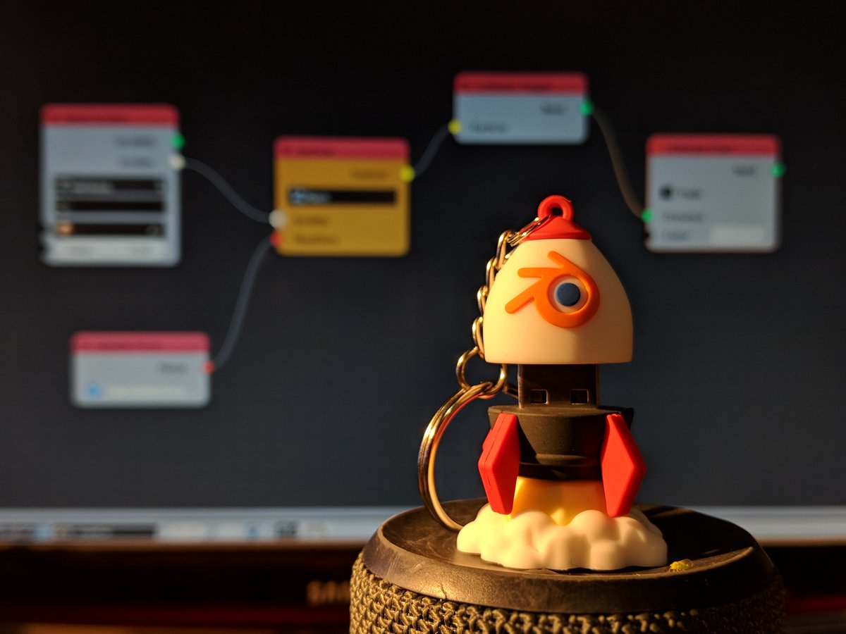 JacquesLucke's tweet image. My rocket landed today! =) #b3d #codequest