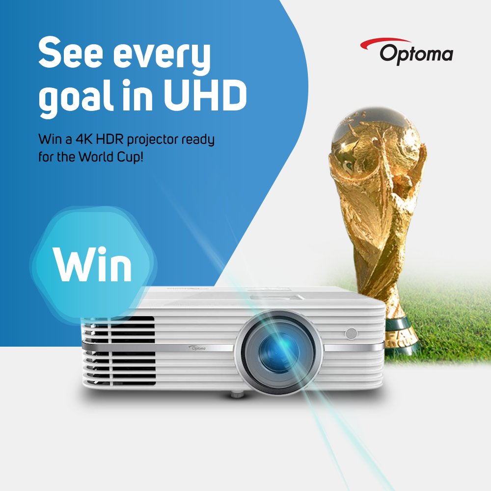 ScanComputers's tweet image. Just in time for the world cup! Win the @OptomaUK UHD300X UHD HDR Projector in this weeks competition! Enter here - goo.gl/t95C2e #win #scancomp #WorldCup2018 #FridayFeeIing
