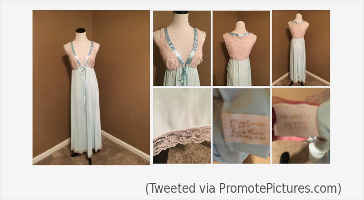 fancypantz1's tweet photo. Vintage Lucie Ann Claire Sandra Nightgown Pale Blue Petite 100% Nylon lace | eBay #lucieann #vintage #vintagenightgown #vintagelingerie #shopping #gifts #mustsee #vintagebloggers #vintagenylon https://t.co/EQUTbICDox
https://t.co/vm25TckIaG
(Tweeted via https://t.co/nr5sddfSVn) https://t.co/PT7COVo90u