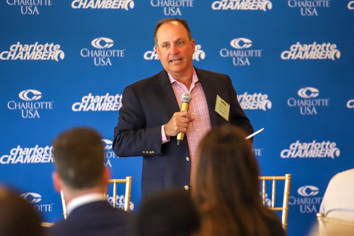 clt_alliance's tweet photo. The @cltchamber’s #NorthChapter is pleased to welcome @winnerspath, @johnlewcats , @JeanLeier, and @TonyLathropLaw in a conversation about new modes of transportation ranging from the Blue Line Extension to the I-77 toll lane and their ability to re-imagine the city of Charlotte. https://t.co/0tVEEv5V6w