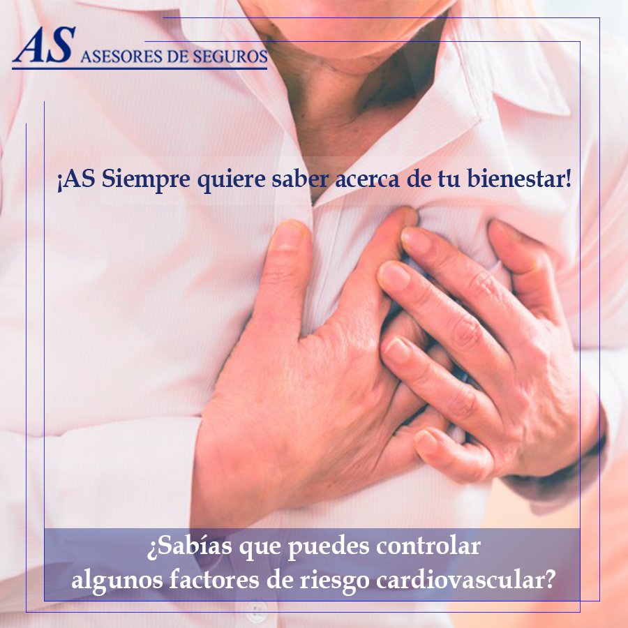 as_asesores_'s tweet photo. ¿Sabías que puedes controlar algunos factores de riesgo cardiovascular?
.
.
El riesgo cardiovascular es la probabilidad de padecer alguna enfermedad relacionada al corazón en determinado período. AS se te recomienda llevar hábitos saludables que te permitan llevar una vida mejor. https://t.co/3fPqRhGDMp