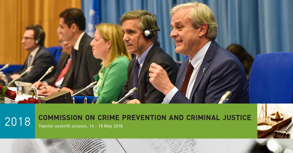 UNODC's tweet photo. Crime Commission lays groundwork for further integrating prevention, criminal justice responses, says UNODC Executive Director @YuryFedotov at #CCPCJ27 closing
📝 https://t.co/SWflsOGkKu https://t.co/07giyy4bhf