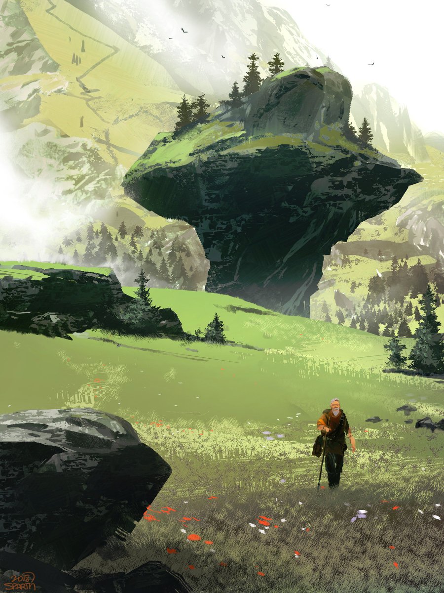 Day 18 #maysketchaday Gandalf in is early days i guess ....