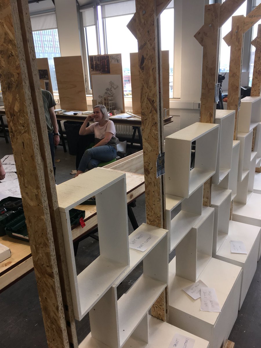MsaPraxis's tweet photo. Hard to stop giving too much away from @MsaPraxis until the whole @TheMSArch private view for our show on Friday 8th June. But it’s looking so great! The projects have to be installed into the voids yet too. Loads of colour to emerge soon! https://t.co/LPDGEkl46V