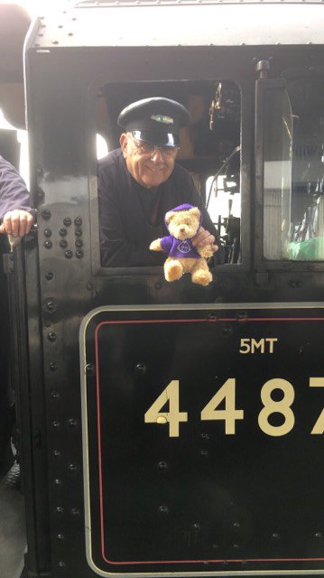 Bernard was off on another adventure today...The Jacobite Steam Train.  Wonder if he got to blow the whistle? #steamtrain #fortwilliam #gosh #premierinn <a href="/AndyFr4ncis/">AndyFr4ncis</a> <a href="/CatherineSmi2/">Catherine smith</a> <a href="/SDEBDD/">simon ewins</a>