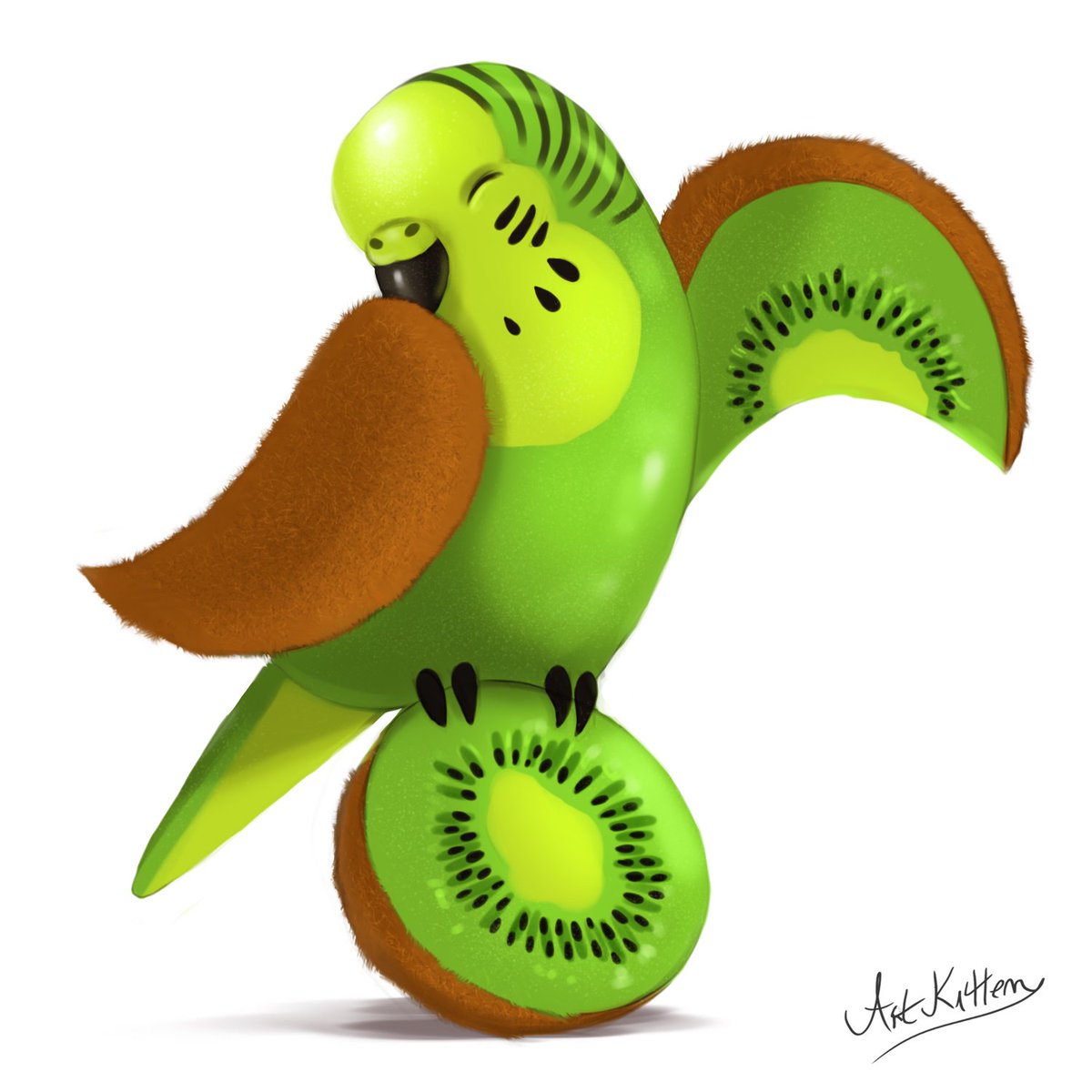 How To Draw A Kiwi Bird, Step by Step, Drawing Guide, by Dawn - DragoArt