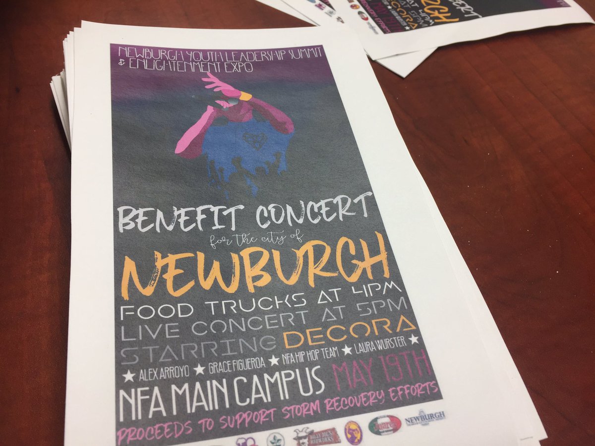 Newburgh Youth Leadership Summit is still on for tomorrow, #Newburgh. It is now a benefit for the City of Newburgh's storm relief efforts. Totally student designed and run. Please come out to support! Food trucks at 3:30pm, concert at 5 💗