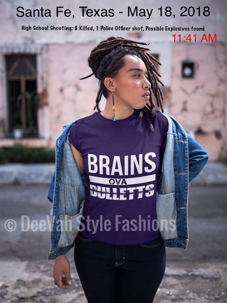 dstylefashions's tweet photo. 05.18.18 11:41am Santa Fe, Texas High School Shooting 8 Killed 1 Police Officer shout and possible explosives found #stoptheviolence #brainsovabullets #guncontrolnow #shooting #gunviolence #gun #massshootings #fight #violence #educationfirst #politics #gunprotest https://t.co/ugz3DLyQZ9