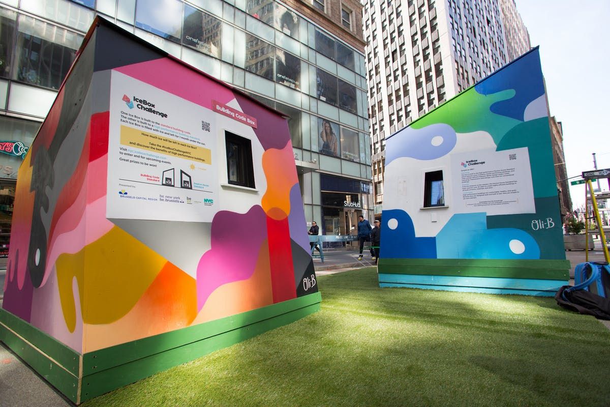 archinect's tweet image. The Ice Box Challenge pits Passive House vs Regular House, on public display this summer in New York #iceboxchallenge arcnct.co/2IvZlBz