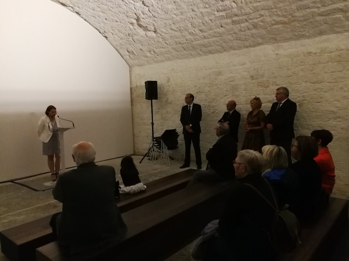 ChristianBruyen's tweet photo. Inauguration de l'exposition "1918, un fort au cœur de la victoire" au fort de la #Pompelle. hommage émouvant aux soldats métropolitains, coloniaux et alliés qui ont défendu #Reims et tenu le front face aux assauts de 1918. @VilledeReims @Prefet51 @Mission1418 @PascaLABELLE https://t.co/FH2Ox2u91b